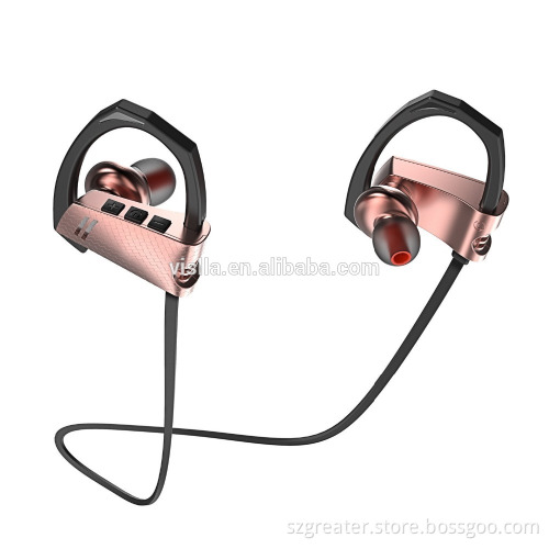 IPX 5 water resistant bluetooth headphone with CSR 8635 top qualtiy audip cvc 6.0 wireless sport headphones